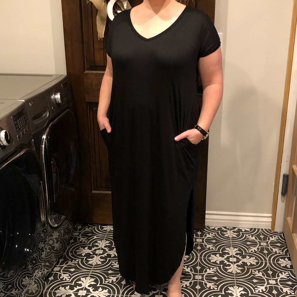 🛍 T-shirt Maxi Dress w/Pockets